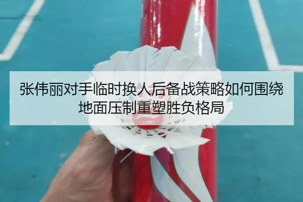 张伟丽对手临时换人后备战策略如何围绕地面压制重塑胜负格局